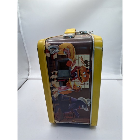 Vintage 1982 McDonalds Alladin Tin Lunchbox And Thermos Set Ronald Grimace - Picture 6 of 10